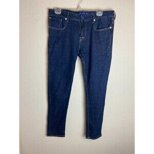 Scotch & Soda Amsterdams Blauw Mens Jeans Blue Size W33 L32 Tye X Button Zip